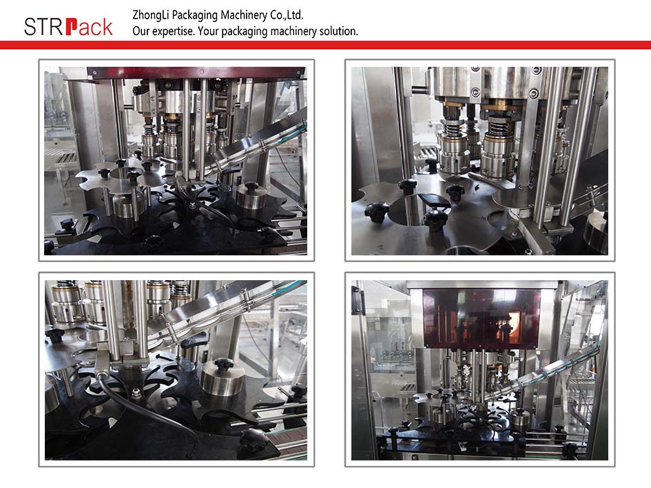 Automatic 6 Head Rotary Capping Machine