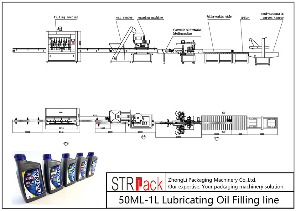 50ML-1L 润滑油灌装机